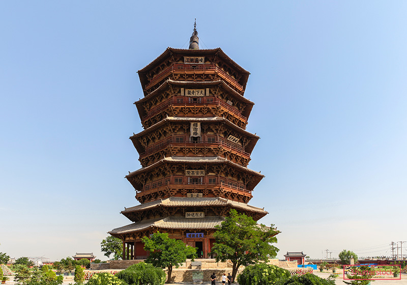 Tallest wooden pagoda