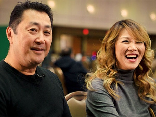 max parks parents watching him at a championship